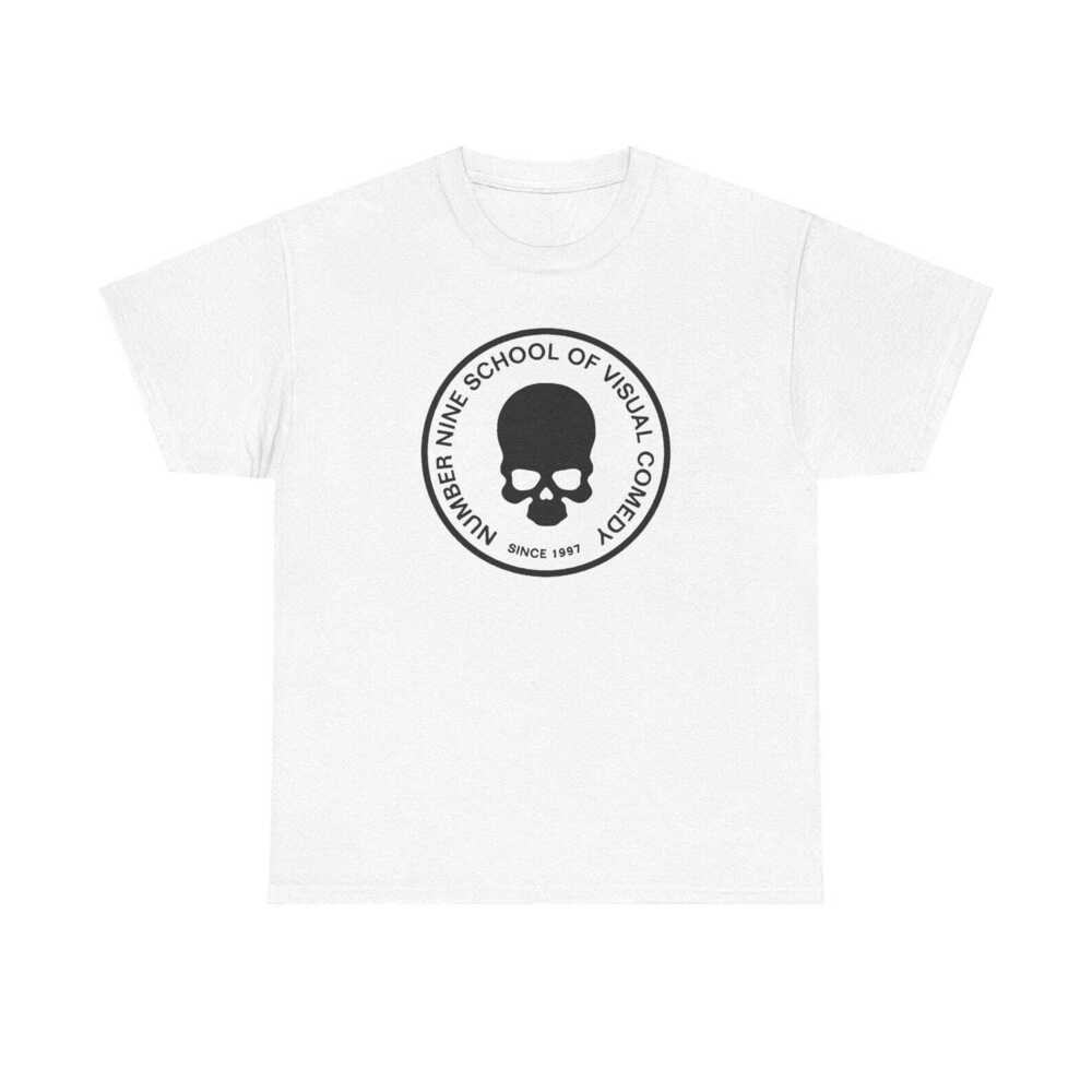 Number Nine School Of Visual Comedy T-Shirt - Number Nine White